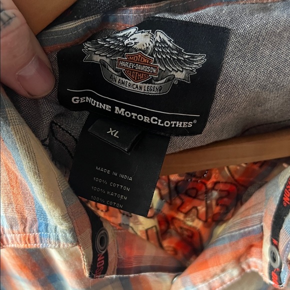 Harley Davidson Button Up Shirt Mens XL - Picture 2 of 3
